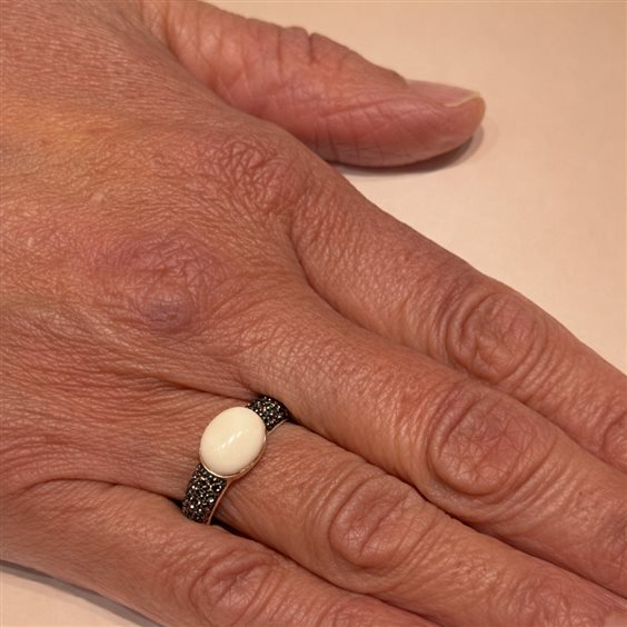 Anello Lucos Donna in Argento ES847-CORALLO ROSA - ES847-CORALLO ROSA